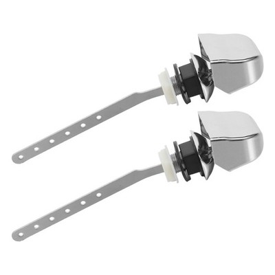 2Pcs Toilet Tank Handle Side Mount Flush Lever Easy Install for Home Use