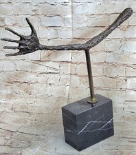 Gia Cometti potente mano astratta arte moderna scultura bronzo marmo statua arte