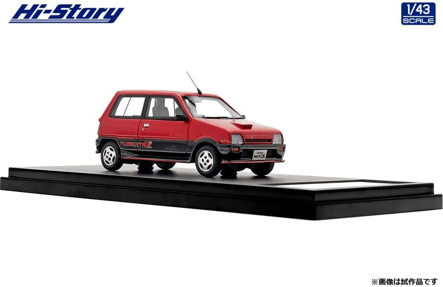 Hi Story 1/43 DAIHATSU MIRA Turbo TR-XX (1985) Two Tone Red/Black