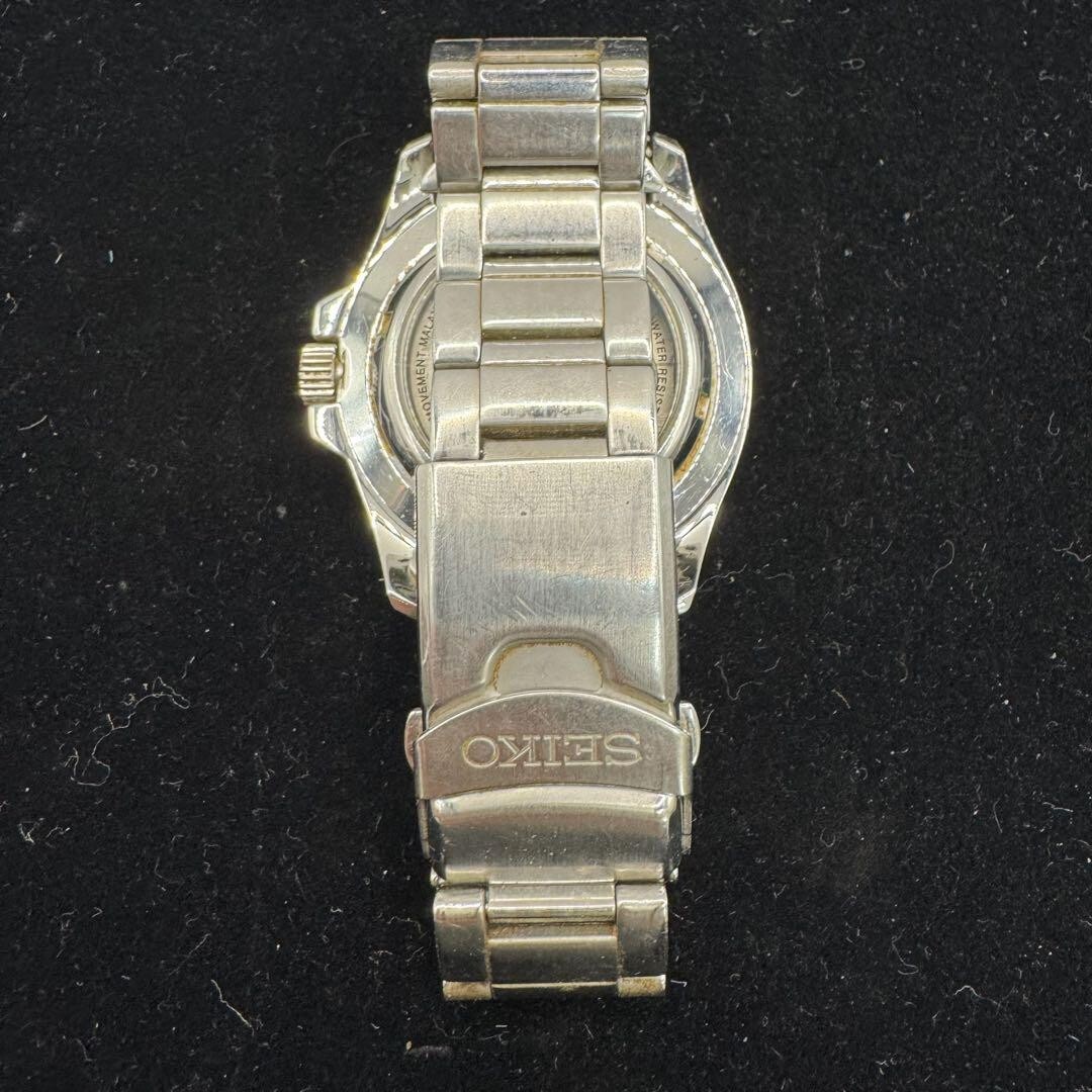 [鑑定済] SEIKO 5SPORTS 100M 23石　7S36-04B0 SEIKO 5 Sports 7S36-04B0 AutomaticMen's Watch Vintage Free