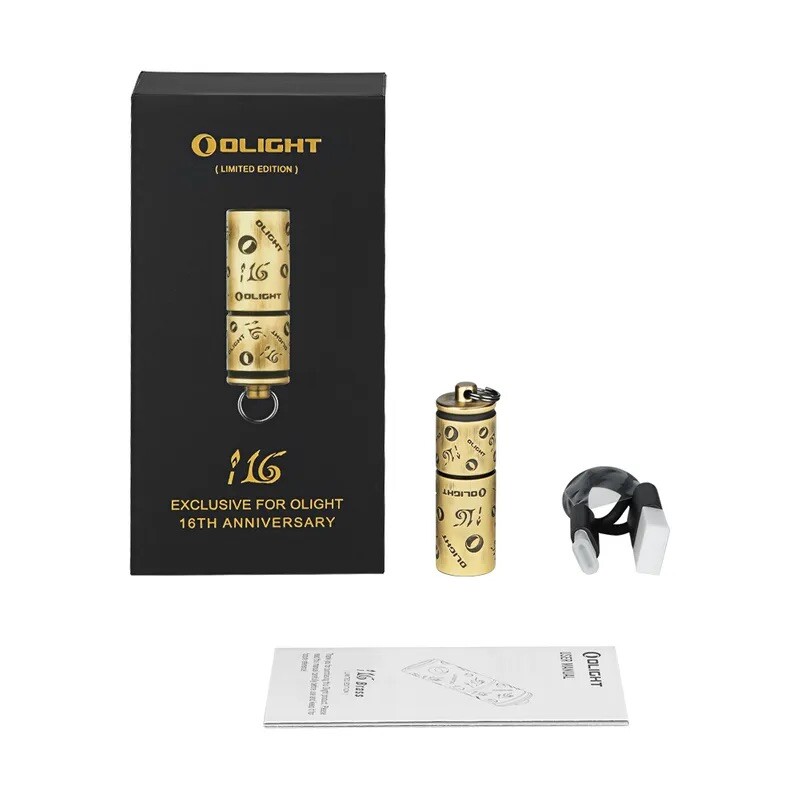 オーライト Olight i16 ブラス 16周年限定 Olight i16 Limited Edition Rechargeable Keychain LED