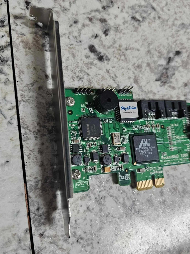 HighPoint RocketRAID 2300 PCI Express SATA II 4 Port Controller Card TESTED - Image 3 of 3