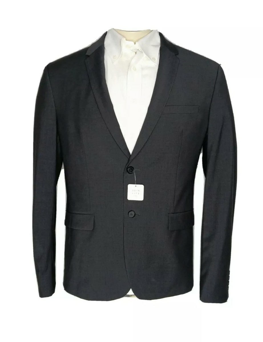 その他 saco Zara Men's Gray Cotton Blend Sport Coat Blazer Jacket Size