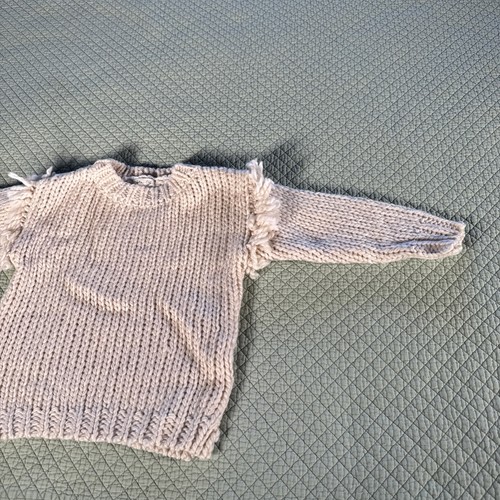 Rylee + Cru Mädchen Strick Langarm Stehkragen Wollpullover Pullover Gr. 4 Creme - Bild 6 von 12