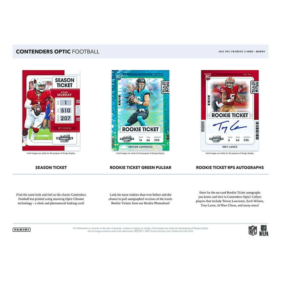 2021 Panini Contenders Optic Football Hobby box factory sealed 21PAFCO - Image 2 of 4
