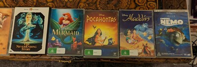 Finding Nemo- Aladdin- Pocahontas- Little Mermaid- Never Ending Story + More!!!