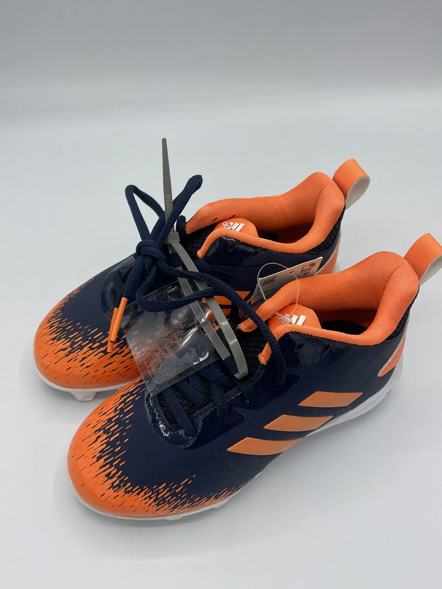 Navy and sales orange baseball cleats