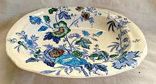 Vintage Mason's Ironstone Belvedere Podłużna miska do serwowania naczyń szerokość 26cm
