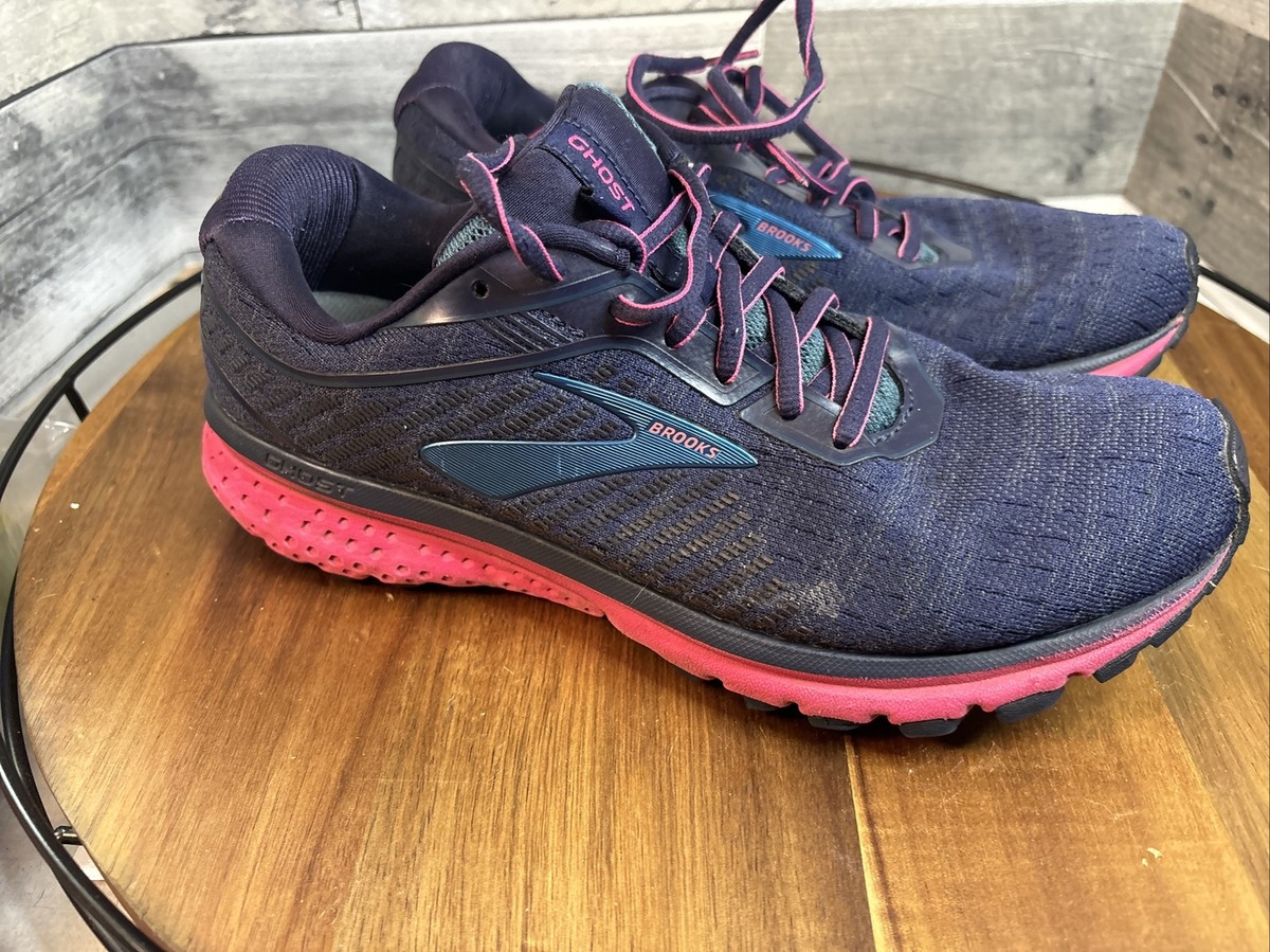 Brooks Ghost 12 Mens Running Shoes Blue Purple Narrow 2A 1203052A413 Size 11.5 Brooks Ghost 12 Navy for sale | eBay main image 3