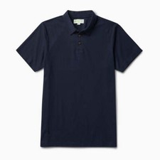 REEF Men's Polo Shirt TEAK JERSEY POLO - Navy - Large - NWT