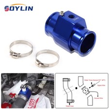 36mm Blue Water Temp Temperature Joint Pipe Sensor Gauge Radiator Hose Adapter 36mm Blue Water Temp Temperature Joint Pipe Sensor Gauge Radiator Hose Adapter