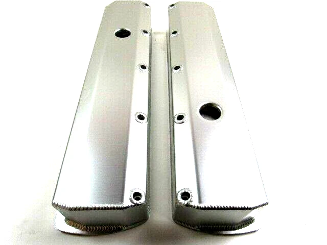 Oldsmobile V8 350, 400, 425, 455 Juego de Cubierta de Válvula de Aluminio Fabricado Plata Ano Foto 2 de 4