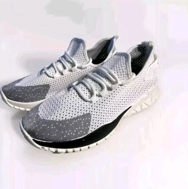 Pony PP1 Road Sneakers Sportive Ventilate Uomo Net Look TG 11 Bianco Grigio