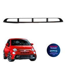 GRIGLIA SUPERIORE PARAURTI PER FIAT 500 ABARTH 595 695 DAL 2016 ORIGINALE NERA
