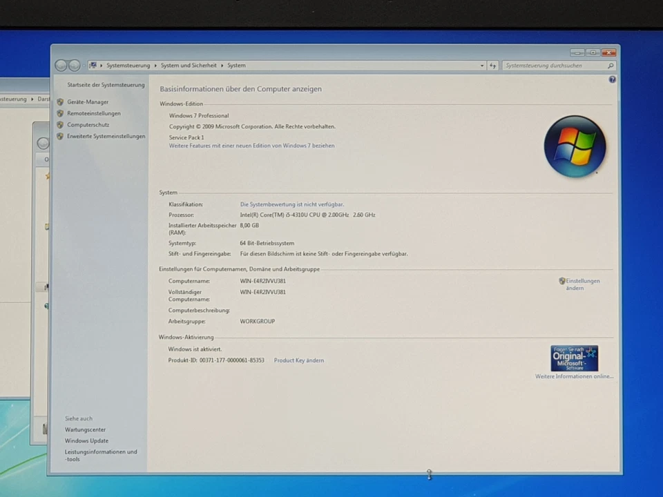 DELL Latitude E7440 i5-4310U 120GB SSD 8GB RAM Laptop Win. 7 14" HDMI Diagnose - Bild 4 von 4