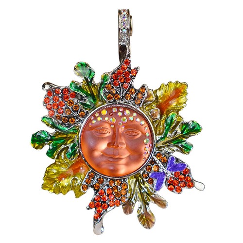KIRKS FOLLY AUTUMN GODDESS 25MM SEAVIEW MOON MAGNETIC ENHANCER SILVERTONE COPPER