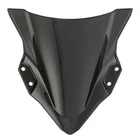 Windshield Black Windscreen for Kawasaki Ninja 400 2018-2023 ABS Wind Deflector