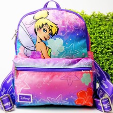 Disney Park Tinkerbell Purse Backpack 13" lady Bag Peter Pan New