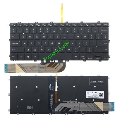 US Backlit Keyboard for Dell Inspiron 5480 5485 5488 P92G 5580