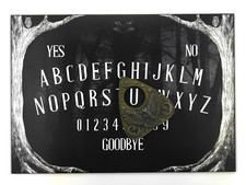 A4 Wooden Eerie Owl Ouija Board Game, Dark Ouija Board with 3D Owl Planchette