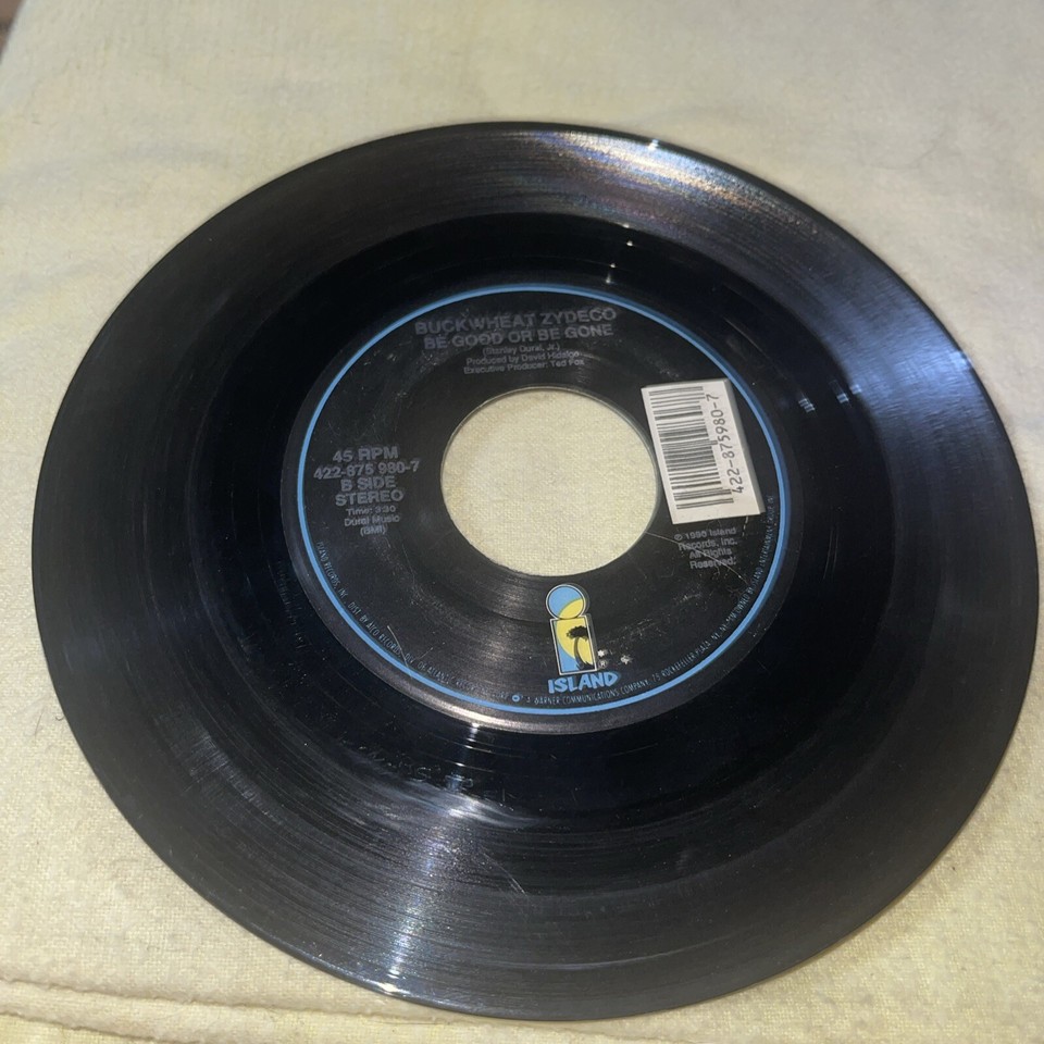 BUCKWHEAT ZYDECO Hey Good Lookin' 45rpm 7" Single ISLAND 1990 NM eBay