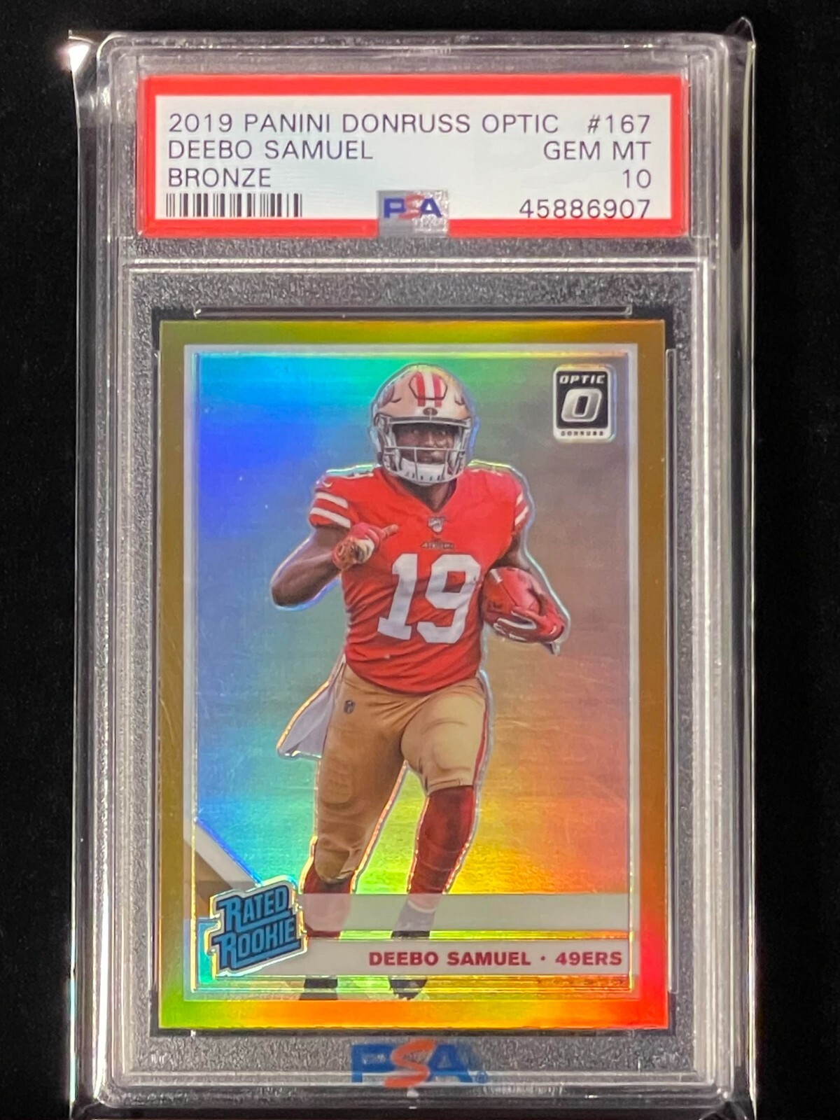 Deebo Samuel Panini Donruss Optic #167 Bronze