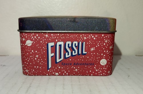 Reloj Fossil Space Adventures 2000 hojalata solo los anillos de Saturno SBT0222 12/99 - Imagen 3 de 6