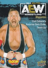 2021 Upper Deck AEW Magazine Colt CabanaTrading Card