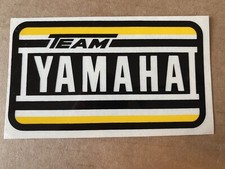 Team Yamaha Vintage Dirt Bike Motocross Original Rare Sticker GT02881