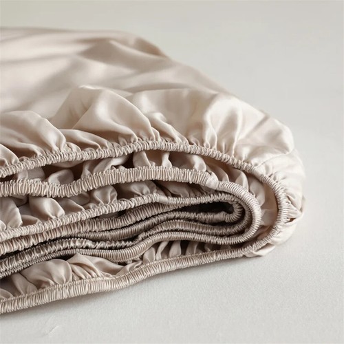 Mulberry Silk Fitted Sheet 23 Momme Luxury Smooth Mattress Cover Breathable Soft - Picture 32 of 33