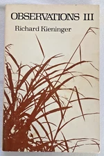 🍒 Observations III 3 Richard Kieninger Vintage 1974 Paperback🍒