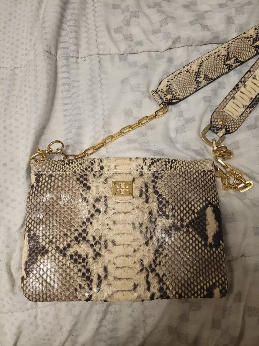 Tory burch snakeskin purse store