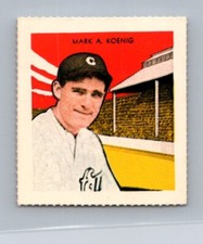 1977 Dover Publications Classic Baseball Cards Reprints #NNO Mark Koenig Cubs