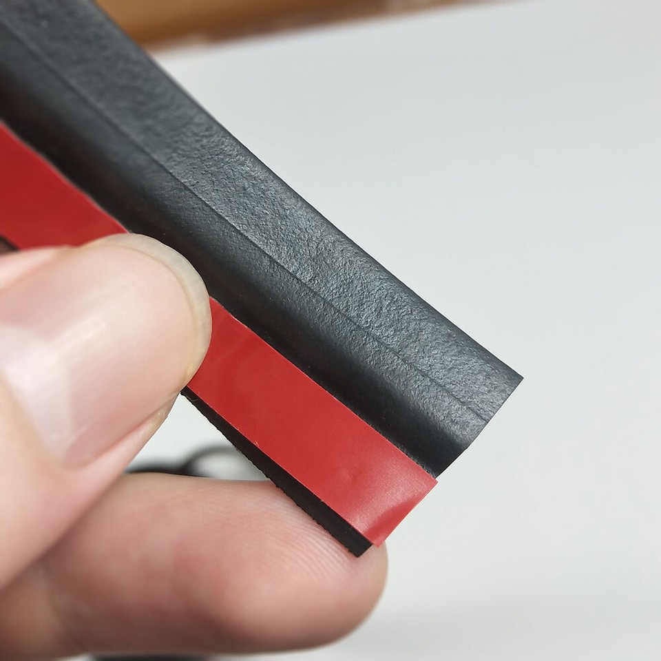 3M Black Car Off-Road Engine/Door Frame Edge Trim Rubber Seal Strip O-U Type - B - Foto 7
