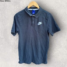 NIKE BLACK POLO SHIRT Size Small