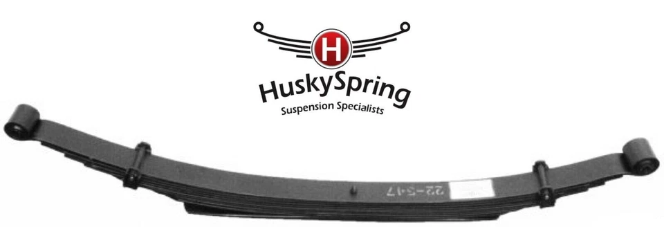 Nuevo paquete de 9 resortes de hoja HUSKY traseros 56" para Chevy GMC con bujes Foto 2 de 4