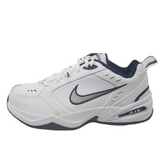 Nike Air Monarch IV Shoes Wide Width White Blue 416355-102 Men's Size 11 4E
