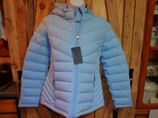 NWT- Tommy Hilfiger quilted jacket orig 180 baby blue ladies small