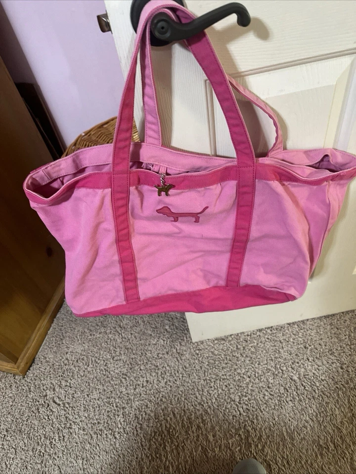 Victoria's Secret Pink Dog Tote Bag Luggage Duffle Bag . Fun,nostalgic, durable. - Image 2 of 4