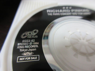CD RICHARD PINHASTHE PARISCONCERT1976 ミニCD