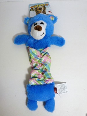 blue bear dog toy