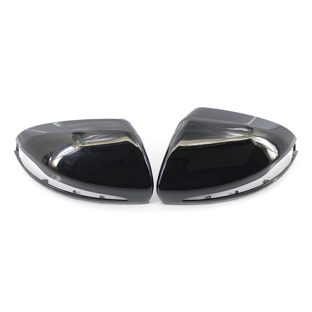 Pair Rearview Mirror Housing For MercedesBenz C E S CLS GLC Class Gloss Black eBay