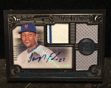 JEURYS FAMILIA 2016 TOPPS SWATCHES AUTOGRAPHED SIGNED AUTO BASEBALL CARD 55T-JF