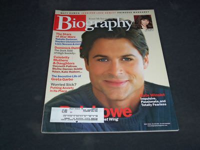 2002 MAY BIOGRAPHY MAGAZINE - ROB LOWE - SP 6259