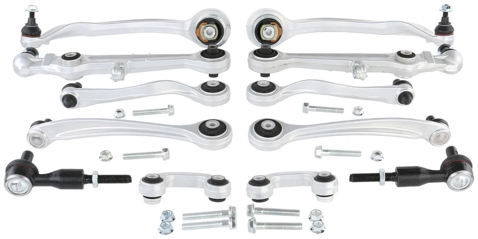 Front Suspension Control Arm Kit Delphi For 1998-2001 Audi A6 Quattro 1999 2000 - Image 4 of 4