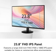 msi PRO MP242L 24-inch IPS 1920 x 1080 FHD Computer Office Monitor, 100Hz