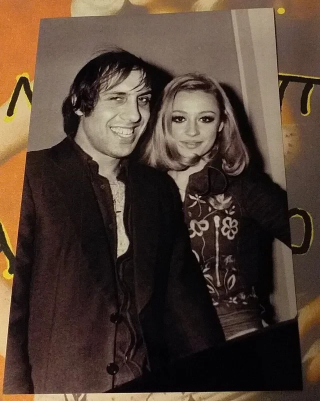 fotografia adriano celentano  - raffaella carra' ( copia da vera foto )