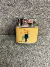 VINTAGE GOLF THEME GLOBE CIGARETTE LIGHTER