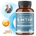 L-Methylfolate Capsules 30-120 Caps Vitamin B12 Mood Cognition Heart Support