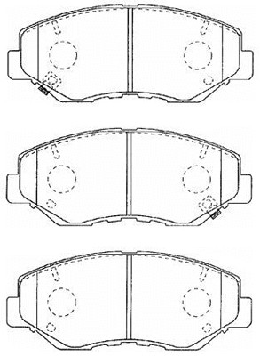 ADVICS 2002-2006 Honda CR-V Brake Pad Set, Disc Brake C1N031